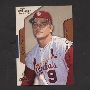 2003 FLAIR GREATS ROGER MARIS ST LOUIS CARDINALS